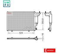 CONDENSER AIR CONDITIONING DCN10059 FOR FORD TRANSIT/COURIER/B460/Box/Body/MPV