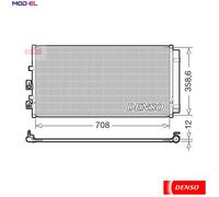 DENSO DCN10062 Air conditioning condenser