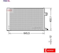 CONDENSER AIR CONDITIONING DCN11009 FOR JAGUAR PT204 2.0L 204DTA/204DTD 2.0L XF