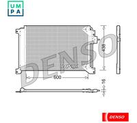 CONDENSER AIR CONDITIONING DCN12004 FOR IVECO F3BE0681C 12.9L F3BE0681E 12.9L