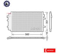 DENSO DCN12005 Air conditioning condenser