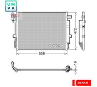 DENSO DCN14003 Air conditioning condenser
