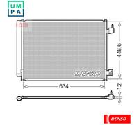 Denso DCN17031 Air Conditioning Condenser