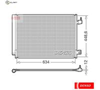 Denso DCN17031 Air Conditioning Condenser