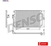 CONDENSER AIR CONDITIONING DCN17056 FOR VW CRAFTER/30-50/Platform/Chassis/Van