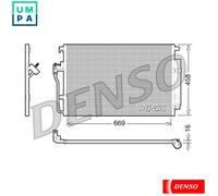 CONDENSER AIR CONDITIONING DCN17056 FOR VW CRAFTER/30-50/Platform/Chassis/Van