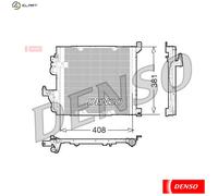 CONDENSER AIR CONDITIONING DCN20012 FOR VAUXHALL ZAFIRA/Mk/II ASTRAVAN/IV 1.2L