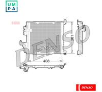 CONDENSER AIR CONDITIONING DCN20012 FOR VAUXHALL ZAFIRA/Mk/II ASTRAVAN/IV 1.2L