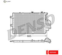 DENSO DCN20017 Air conditioning condenser