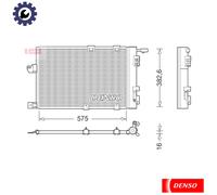 DENSO DCN20038 Air conditioning condenser