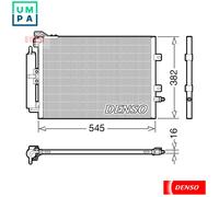 DENSO DCN23040 Air conditioning condenser