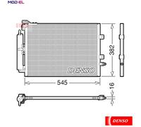 CONDENSER AIR CONDITIONING DCN23040 FOR RENAULT CLIO/EURO/III/CAMPUS MODUS 2.0L