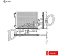 DENSO DCN28002 Air conditioning condenser