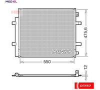 DENSO DCN32073 Air conditioning condenser
