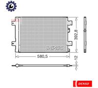 CONDENSER AIR CONDITIONING DCN37005 FOR RENAULT DACIA LOGAN/MCV/Pickup/EXPRESS
