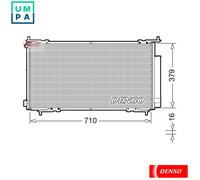 CONDENSER AIR CONDITIONING DCN40015 FOR HONDA CR-V/II/SUV/Mk N22A2 2.2L 4cyl