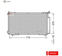 Denso DCN40015 Air Conditioning Condenser