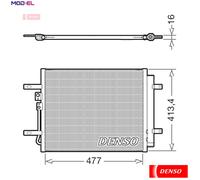 CONDENSER AIR CONDITIONING DCN41029 FOR HYUNDAI