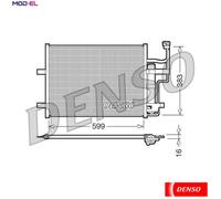 DENSO DCN44003 Air conditioning condenser