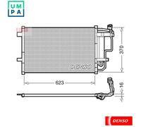 CONDENSER AIR CONDITIONING DCN44007 FOR MAZDA L3Y7 2.3L Y655/Y650Z683 1.6L 4cyl