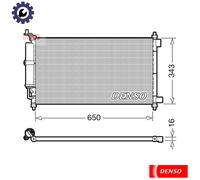 New Condenser, air conditioning for NISSAN:JUKE,NOTE,MARCH III,MICRA III