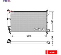 DENSO DCN46020 Air conditioning condenser