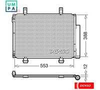 DENSO DCN47007 Air conditioning condenser