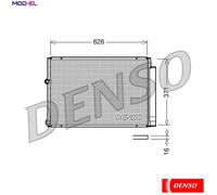 Air Conditioning Condenser A/C Air Con Fits Toyota Prius DENSO DCN50018