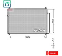 DENSO DCN50041 Air conditioning condenser