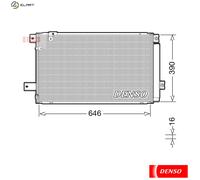 CONDENSER AIR CONDITIONING DCN50049 FOR TOYOTA 2AD-FHV/FTV 2.2L 2AZ-FSE 2.4L