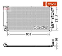 Condenser, air conditioning DENSO DCN05033 For BMW