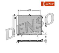 Condenser, air conditioning DENSO DCN21009 For CITROËN, PEUGEOT, DS, OPEL