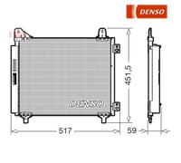 Condenser, air conditioning DENSO DCN21035 For PEUGEOT, OPEL