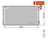 Condenser, air conditioning DENSO DCN32068 For SEAT, VW