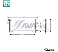 CONDENSER AIR CONDITIONING DN5204 FOR NISSAN DATSUN BIG/M/FRONTIER TERRANO 2.4L