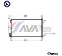 CONDENSER AIR CONDITIONING DN5251D FOR NISSAN TIIDA/Hatchback TSURA/VII NOTE