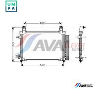 PRASCO DW5081D Air conditioning condenser