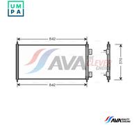CONDENSER AIR CONDITIONING FD5303 FOR FORD TRANSIT/TOURNEO/Bus/Van F4FA 2.4L