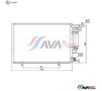 AVA COOLING SYSTEMS FD5707D Air conditioning condenser