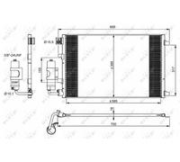 CONDENSER AIR CONDITIONING FITS: FITS FOR NISSAN DUALIS I 1.6/2.0/2.0 ALL-WHE