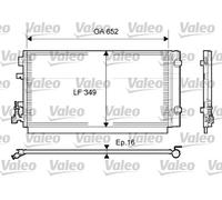 CONDENSER AIR CONDITIONING FITS: FITS FOR RENAULT MEGANE III COUPE 2.0 TCE /1