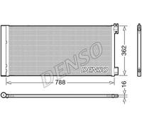 CONDENSER AIR CONDITIONING FITS: FITS FOR RENAULT TRAFIC III VAN 1.6 DCI 90 /