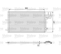 CONDENSER AIR CONDITIONING FITS: FORD C-MAX 1.8/2.0 TDCI/1.6 TDCI/1.6/1.8 FLE
