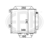 ERA 667022 Air conditioning condenser