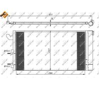 NRF 35883 Air conditioning condenser