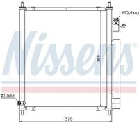 NISSENS 94734 Air conditioning condenser