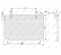 NRF 35071 Air conditioning condenser