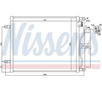 CONDENSER AIR CONDITIONING 940069 FOR NISSAN K9K288/276/708/700/722 1.5L 4cyl