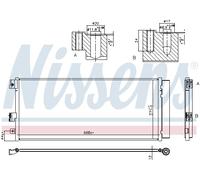 NISSENS 940791 Air conditioning condenser