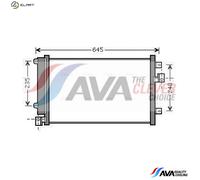CONDENSER AIR CONDITIONING FT5328D FOR FIAT 186A9.000/A8.000 1.9L 4cyl MULTIPLA